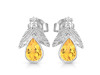 Citrine Stud Earring CIT-RDE-33.