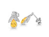 Citrine Stud Earring CIT-RDE-33.