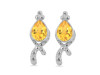 Citrine Stud Earring CIT-RDE-36.