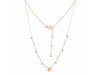 Citrine  Raw Crystal & White Topaz Necklace CIT-RDN-385.