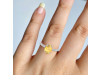 Citrine & White Topaz Ring CIT-RDR-2382.