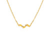 Citrine & White Topaz Necklace CIT-RDN-460.