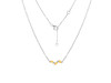 Citrine & White Topaz Necklace CIT-RDN-460.