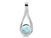 Close Out Larimar Pendant LAR-CO-RDP-143.