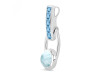 Close Out Larimar & Blue Topaz Pendant LAR-CO-RDP-46.