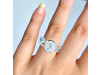 Close Out Larimar Blue Topaz & White Topaz Ring LAR-CO-RDR-269.