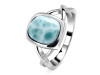 Close Out Larimar Ring LAR-CO-RDR-57.