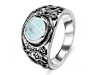 Close Out Larimar & Blue Topaz Ring LAR-CO-RDR-64.