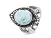 Close Out Larimar Ring LAR-CO-RDR-87.