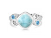 Close Out Larimar Ring LAR-CO-RDR-122.