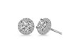 Crystal & White Topaz Stud Earring CST-RDE-1259.