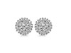 Crystal & White Topaz Stud Earring CST-RDE-1268.