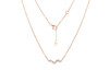 Crystal & White Topaz Necklace CST-RDN-460.