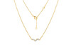 Crystal & White Topaz Necklace CST-RDN-460.