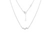 Crystal & White Topaz Necklace CST-RDN-460.