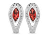 Garnet Stud Earring GAR-RDE-17.