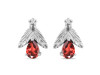 Garnet Stud Earring GAR-RDE-30.