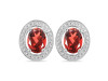 Garnet Stud Earring GAR-RDE-35.