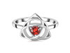 Garnet Triquetra Ring GAR-RDR-2142.