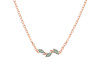 Green Amethyst & White Topaz Necklace GRA-RDN-460.