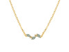 Green Amethyst & White Topaz Necklace GRA-RDN-460.