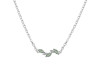 Green Amethyst & White Topaz Necklace GRA-RDN-460.