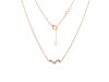 Green Amethyst & White Topaz Necklace GRA-RDN-460.