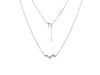 Green Amethyst & White Topaz Necklace GRA-RDN-460.
