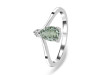 Green Amethyst & White Topaz Ring GRA-RR-374.