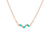 Green Onyx & White Topaz Necklace GRO-RDN-460.