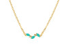 Green Onyx & White Topaz Necklace GRO-RDN-460.