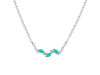 Green Onyx & White Topaz Necklace GRO-RDN-460.