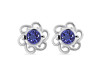 Iolite Stud Earring IOL-RDE-7.