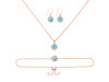 Larimar Jewelry Set  LAR-RDB-65-RDN-72-RDE-693.