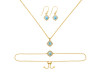 Larimar Jewelry Set  LAR-RDB-67-RDN-77-RDE-695.