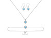 Larimar Jewelry Set  LAR-RDB-67-RDN-77-RDE-695.