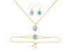 Larimar Jewelry Set  LAR-RDB-68-RDN-78-RDE-694.