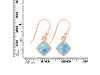 Larimar & White Topaz Earring LAR-RDE-692.