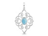 Larimar Pendant LAR-RDP-257.