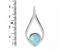 Larimar Pendant LAR-RDP-43.