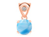 Larimar Pendant LAR-RDP-559-V-LOOP.