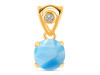Larimar Pendant LAR-RDP-559-V-LOOP.