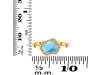 Larimar & White Topaz Ring LAR-RR-342.