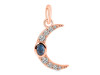 Labradorite & White Topaz Pendant LBD-RDP-691.