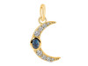 Labradorite & White Topaz Pendant LBD-RDP-691.
