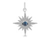Labradorite & White Topaz Pendant LBD-RDP-693.