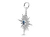 Labradorite & White Topaz Pendant LBD-RDP-693.
