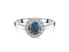 Labradorite & White Topaz Ring LBD-RDR-1768.