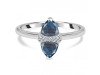 Labradorite & White Topaz Ring LBD-RDR-2266.