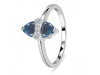 Labradorite & White Topaz Ring LBD-RDR-2266.